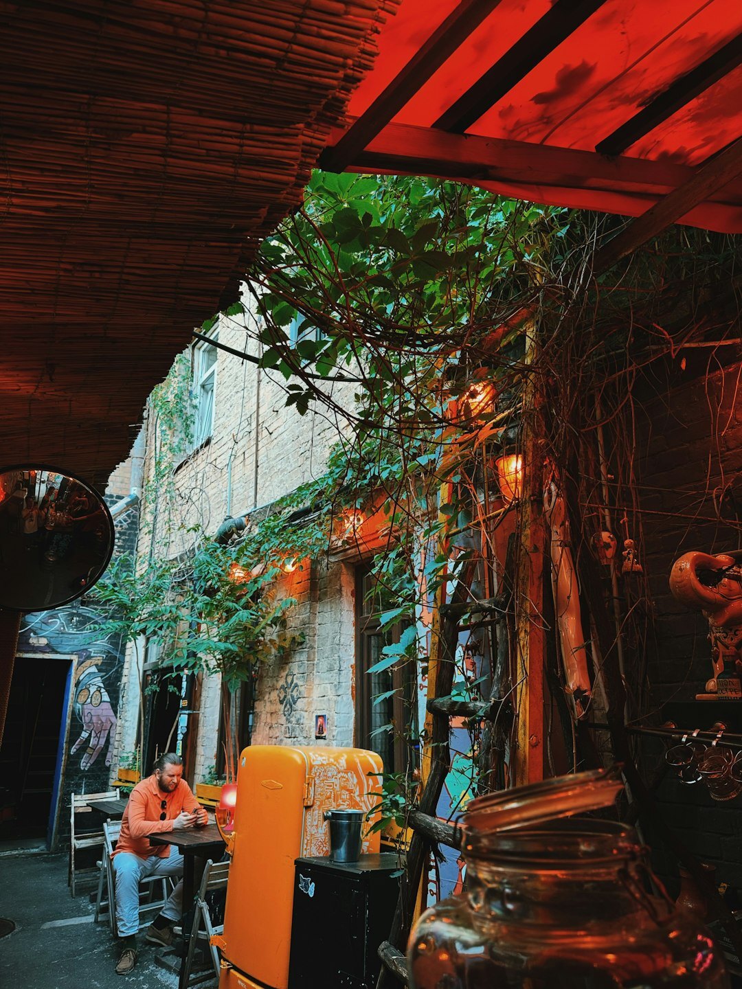 celebrity in hidden cafe