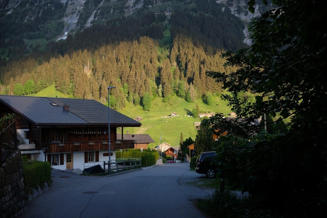 alpine village mountain
